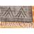 2.6x4 Ft Cotton Dhurrie Hand Block Printed Area Rug Floor Decor Brown Color