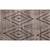 2.6x10 Ft Cotton Dhurrie Hand Block Printed Area Rug Floor Decor Brown Color
