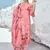 Pink printed cotton salwar