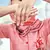 Pink printed cotton salwar