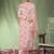 Pink embroidered jacquard salwar