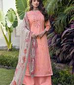 Pink embroidered cotton salwar