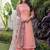 Pink embroidered cotton salwar
