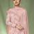 Pink embroidered jacquard salwar