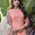 Pink embroidered cotton salwar