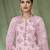 Pink embroidered jacquard salwar