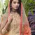 Beige embroidered cotton salwar
