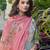 Turquoise embroidered cotton salwar