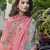 Turquoise embroidered cotton salwar