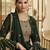 Green embroidered chiffon salwar