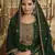 Green embroidered chiffon salwar