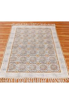 2x3 Ft Rug For Patio Decor Hand Made Cotton Dhurrie Area Rug Modern Style Rug