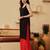 Hand Crafted Black Georgette Lucknowi Chikankari Indian Women Kurta With Slip