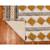 10x10 Ft Hand Dabu Print Rug Boho Kilim Area Rug Indoor Lounge Decor Flat Woven
