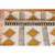 10x10 Ft Hand Dabu Print Rug Boho Kilim Area Rug Indoor Lounge Decor Flat Woven