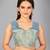 Light blue woven silk saree with blouse