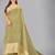 Light green woven silk saree with blouse