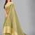 Light green woven silk saree with blouse