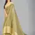 Light green woven silk saree with blouse