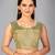 Light green woven silk saree with blouse