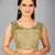 Light green woven silk saree with blouse