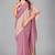Purple woven silk saree with blouse