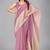 Purple woven silk saree with blouse