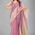 Purple woven silk saree with blouse