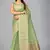 Green woven silk saree with blouse
