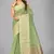 Green woven silk saree with blouse