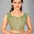 Green woven silk saree with blouse