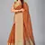 Brown woven silk saree with blouse