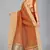 Brown woven silk saree with blouse