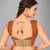 Brown woven silk saree with blouse