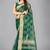 Green woven silk saree with blouse