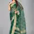Green woven silk saree with blouse
