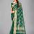 Green woven silk saree with blouse