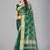 Green woven silk saree with blouse