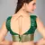 Green woven silk saree with blouse