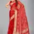 Red woven silk saree with blouse