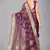Purple woven silk saree with blouse