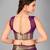 Purple woven silk saree with blouse