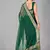 Green woven silk saree with blouse