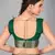 Green woven silk saree with blouse