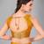 Yellow woven silk saree with blouse
