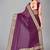 Purple woven silk saree with blouse