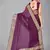 Purple woven silk saree with blouse