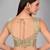 Beige woven silk saree with blouse