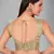 Beige woven silk saree with blouse