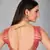 Pink woven silk saree with blouse